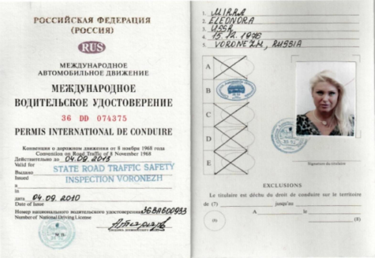 Правила получения международного водительского удостоверения