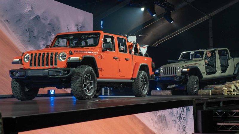 Jeep Gladiator Rubicon 2020 года.