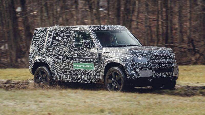 Новый Land Rover Defender увидит свет в начале осени