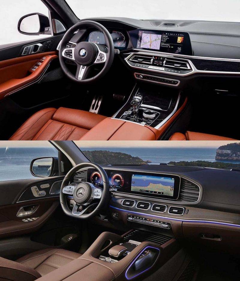 Mercedes-Benz GLS-Class 2020 vs. BMW X7: краткое сравнение роскошных трехрядников