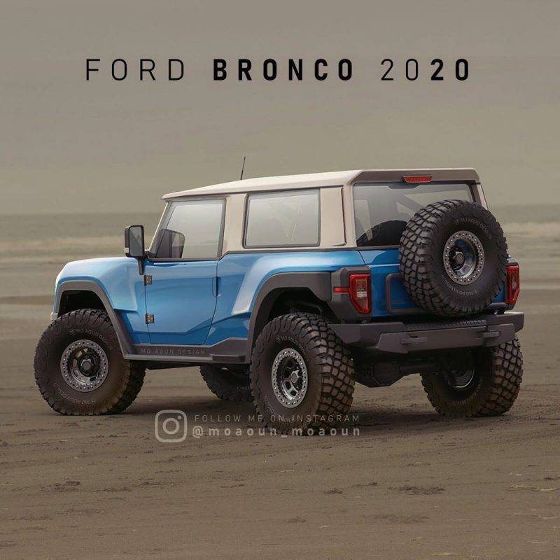 Новый Ford Bronco: классные рендеры и последние новости